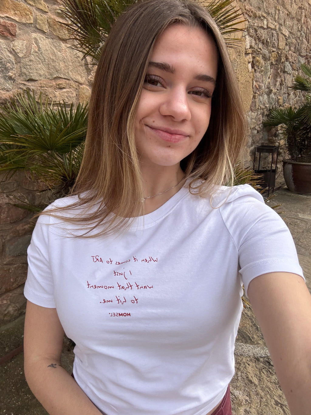 About Art Cropped Top