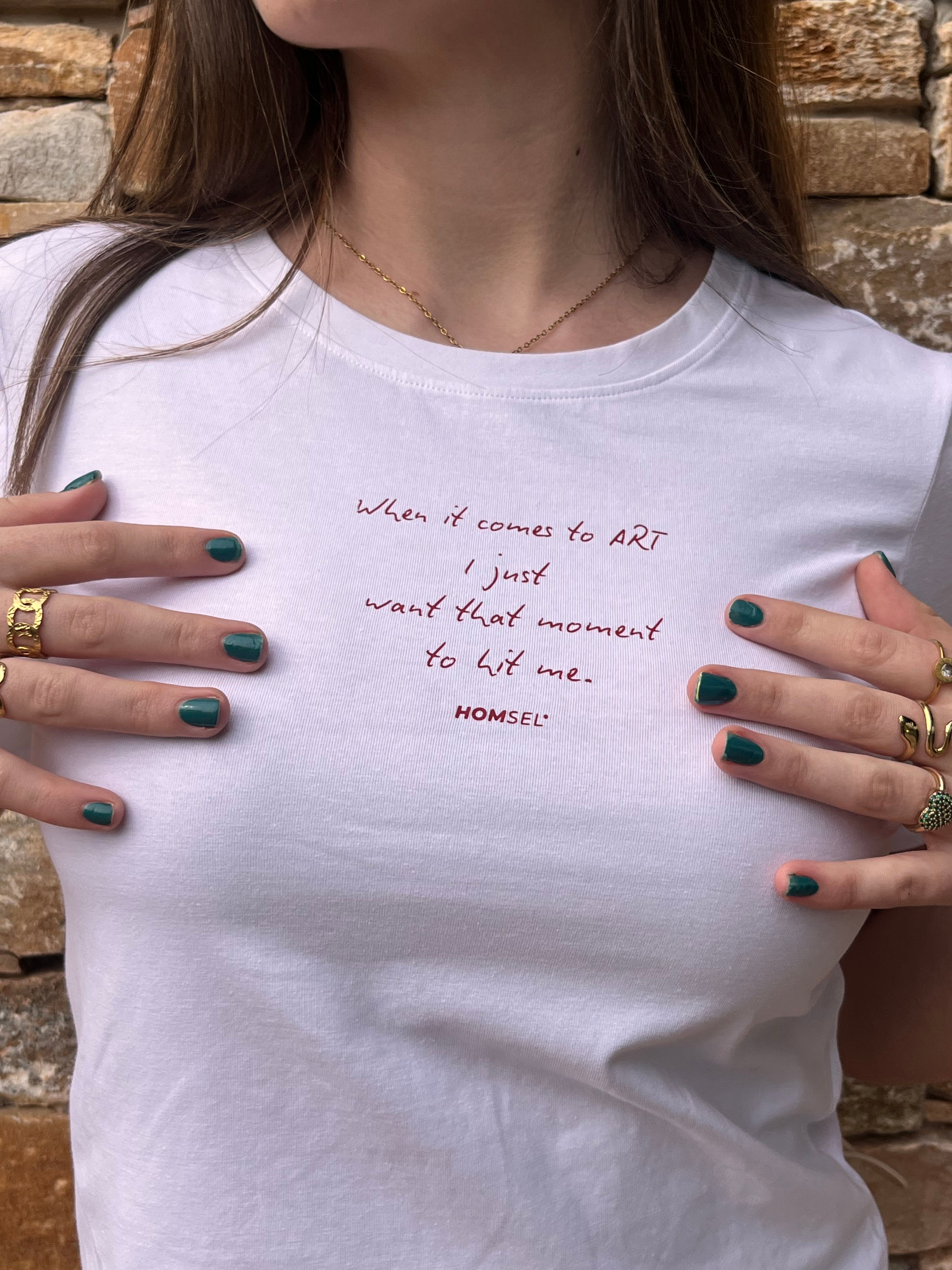 About Art Cropped Top