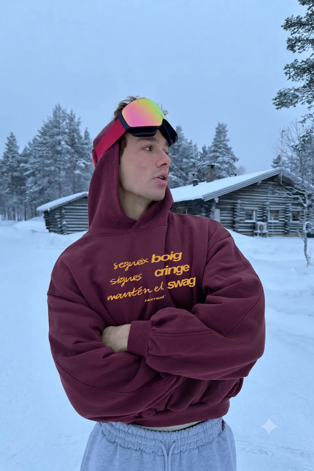 Seguir que? Hoodie Burgundy