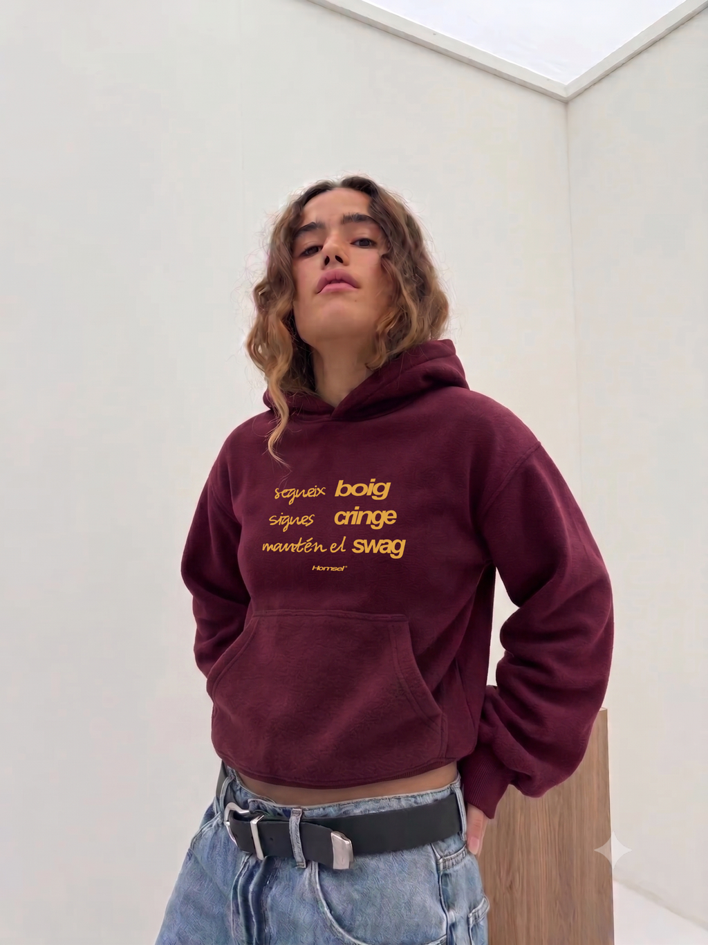 Seguir que? Hoodie Burgundy